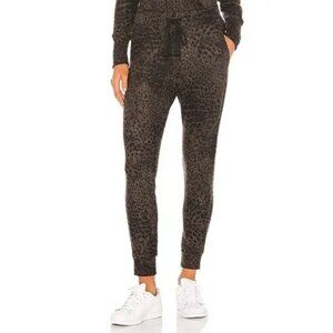 Sundry Leopard Cheetah Print Pocket Jogger Size Small